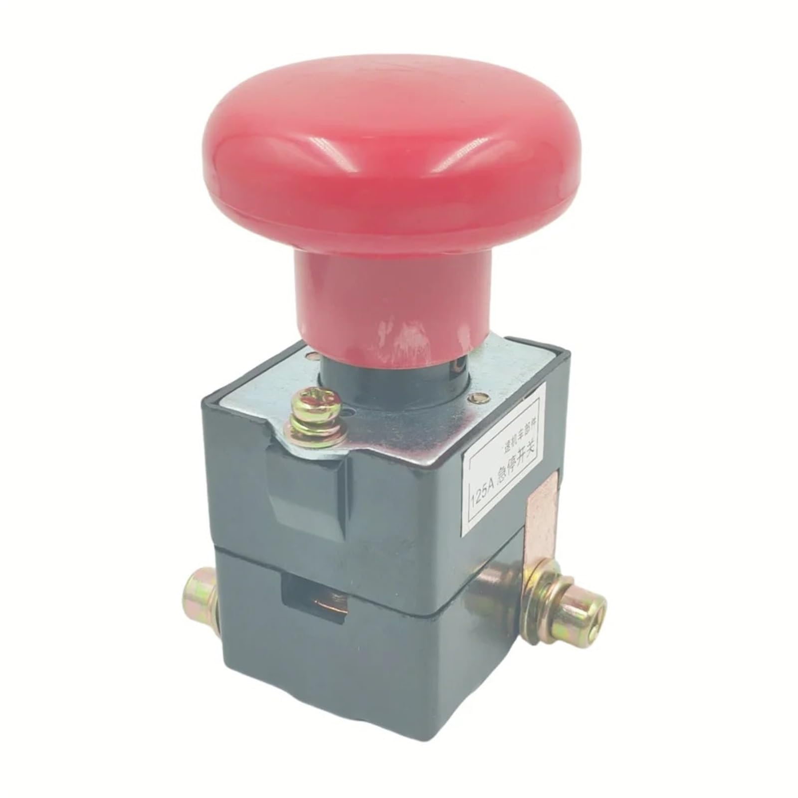 Interruptor de parada de emergencia ED250B-1 de 250A y 125A con cabezal tipo hongo rojo 5