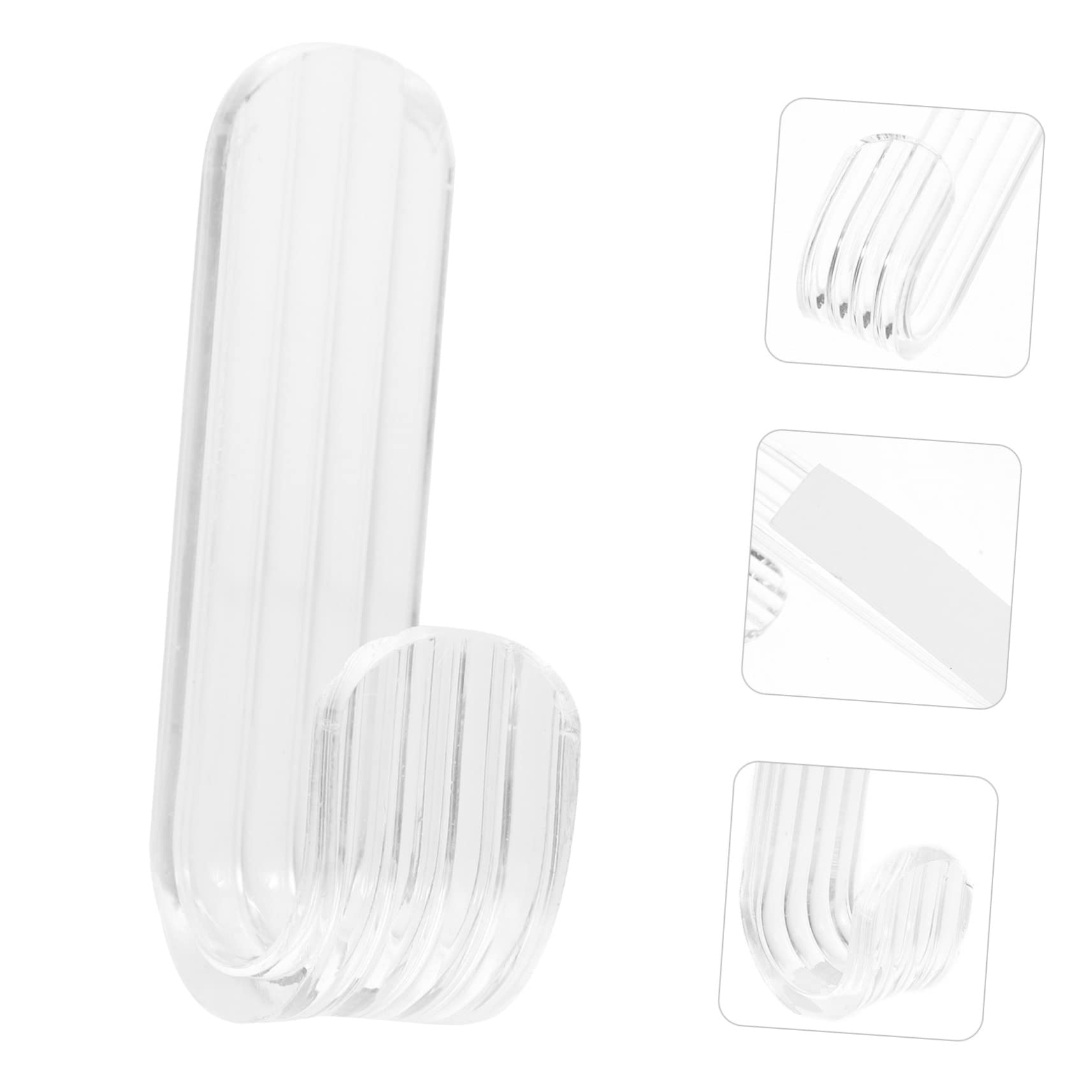 ABOOFAN 30pièces Adhésifs Muraux Acrylique De Multipurpose Pour Cuisine Salle De Bain Et Chambre Pratique Pour Clés Serviettes Et Accessoires