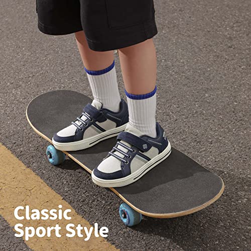 Dream Pairs Unisex-Child School Loafers Sneakers Shoes, Navy Grey - 11 Little Kid (151014-K) #TOP1