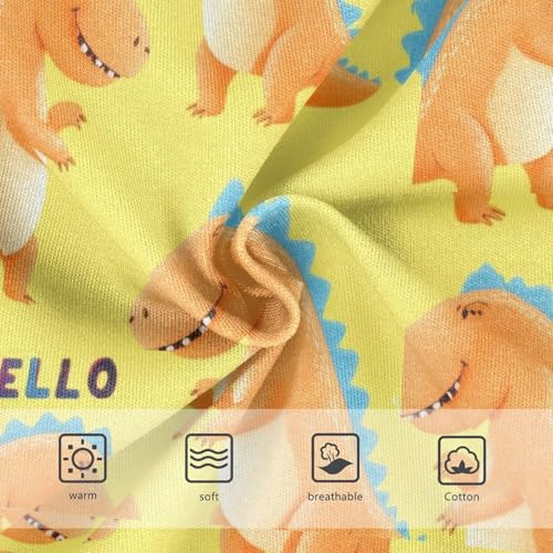 Joisal Cute Cartoon Orange Dinosaur Toddlers Underwear Floral 2t Cotton Little Girl Panties Aesthetic Briefs Underpants3