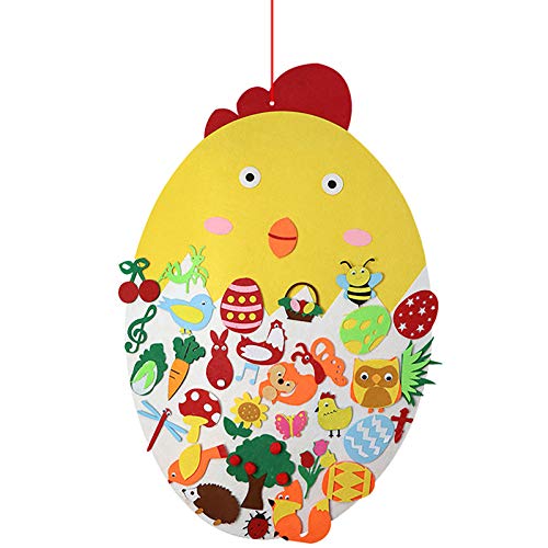 ZTSS Kinder DIY Filz Ostern Küken Set Cover