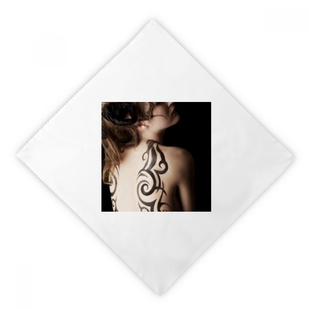 Servilletas de tela con diseño de tatuaje para cenas y comidas elegantes