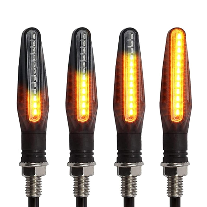 BlyilyB 通用防水摩托车转向灯LED信号灯（2个装）