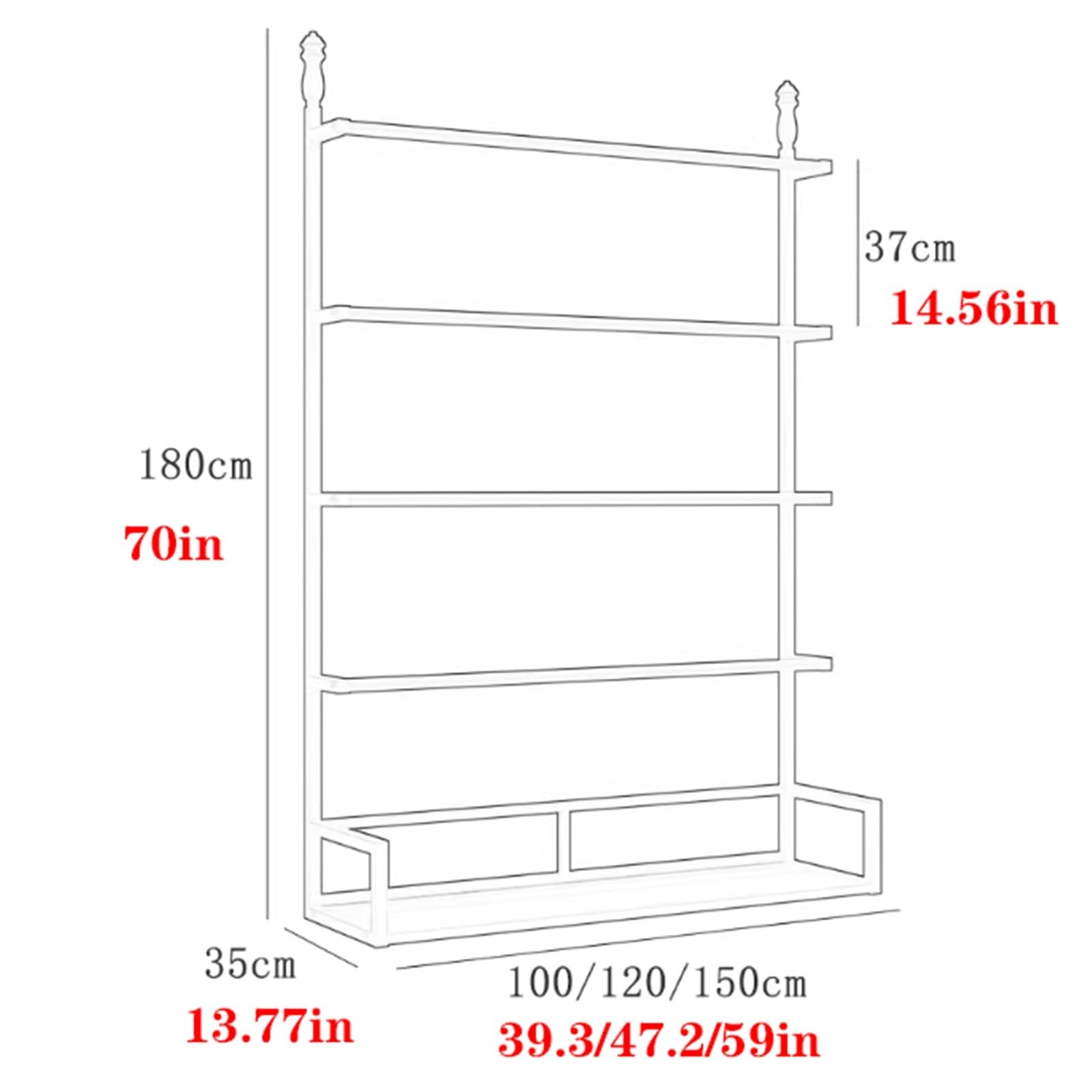 Présentoir à sous-vêtements, présentoir à Lingerie autoportant en métal - Présentoir à vêtements à 4 Niveaux pour magasins de détail, élégant étagère Blanche pour Soutiens-Gorge, s