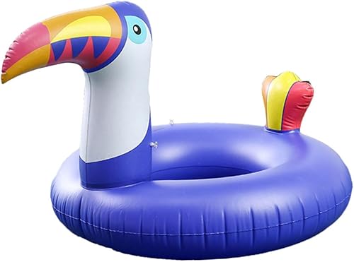 Hohopeti 1Pc Swimming Ring Pool Rafts & Inflatable Ride- Bird Shaped Floating Kiddie Pool Piscina para niños playset Accessories Floating Ring