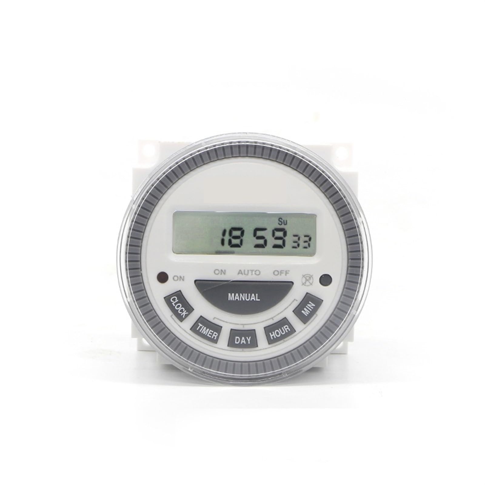 Interruttore temporizzatore digitale multiuso MT619 12VDC/220VAC con coperchio Interruttore orario programmabile 7 giorni 1 pz(30A 220VAC)