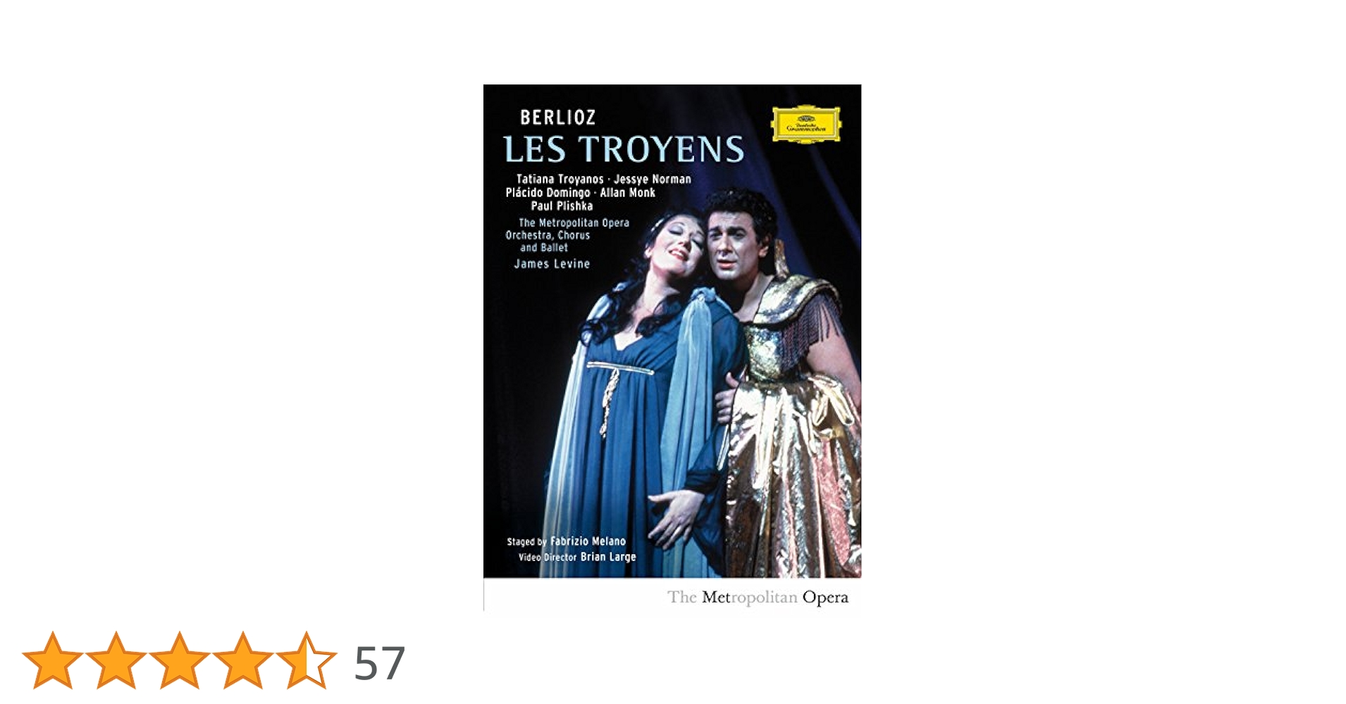 Hector Berlioz - Les Troyens [DVD]: Amazon.es: LEVINE, JAMES
