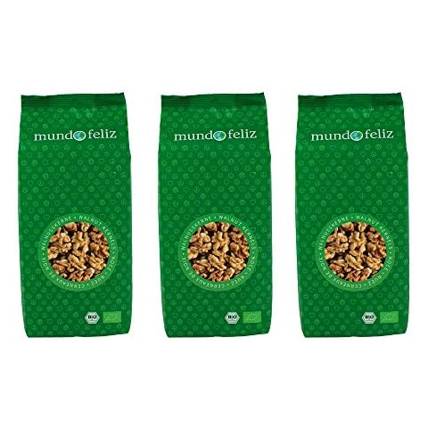 Mundo Feliz - Organic Walnut Halves, 3 x 300 g Cover