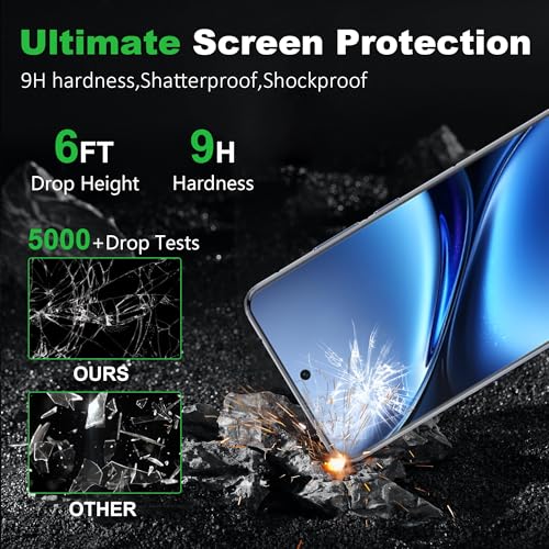 Image of PreCure UV Tempered Glass Screen Protector for Vivo X200 Pro, 4 Pack (2 Screen + 2 Camera Protection), 9H Hardness, Anti-Scratch, HD Clarity