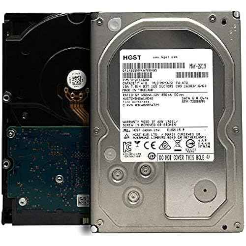 HGST Ultrastar 7K4000 HUS724040ALA640 (0F14688) 4TB 64MB 7200RPM SATA 6Gb/s 3.5in Internal Enterprise Hard Drive (Renewed)