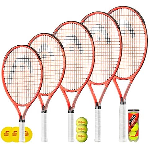 HEAD Radical Junior 26" Tennis Racket with Balls Cover