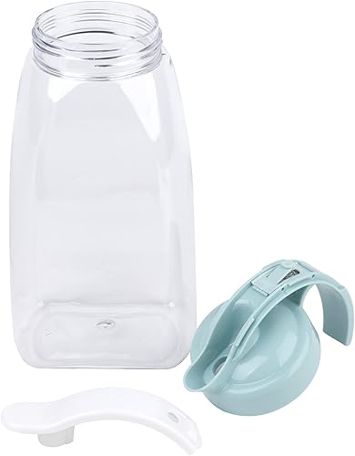 Miniatura 3 de Frcctre Paquete de 2 jarras de agua de plástico con tapa, jarra hermética transparente de 74 onzas para jugo, café, té helado, limonada, resistente