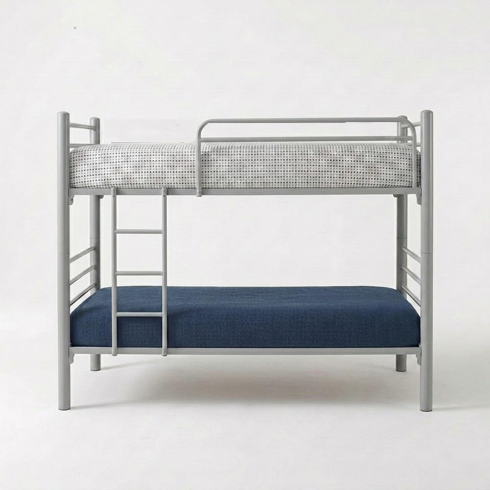 Befara LETTO A CASTELLO DIVISIBILE CERES - Argento - 80 x 180 - Senza letto aggiuntivo