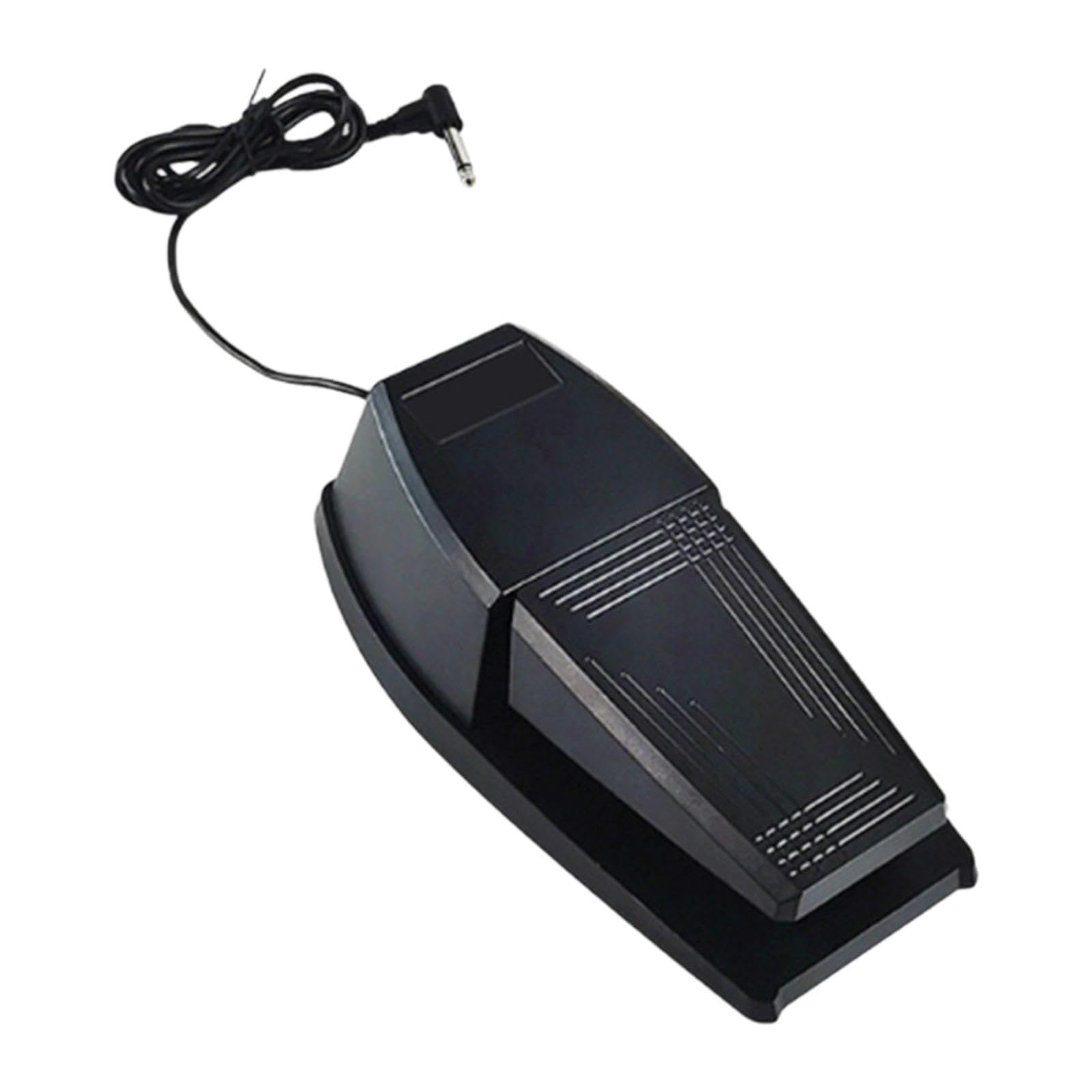 Harilla Pedal de sustain, accesorio para instrumentos musicales, cable de extensión de 1,6 m, teclados, pedal de electrónico universal compacto y