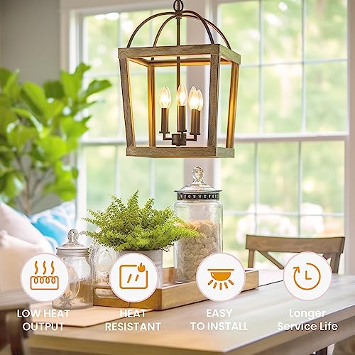 Alampever 6-Pack B11 Led Candelabra Bulbs, Dimmable 4.5W (60W Equivlant) Led Chandelier Light Bulbs, E12 Base,2700K Soft White, 450Lm,Cri80 #TOP4