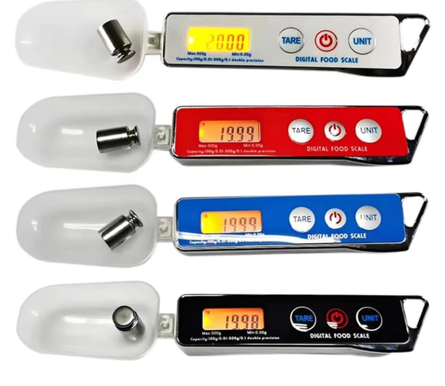 100g do 500g /0.1 FD01 Cyfrowa waga łyżki 500 g elektroniczna waga kuchenna łyżka podświetlenie LCD