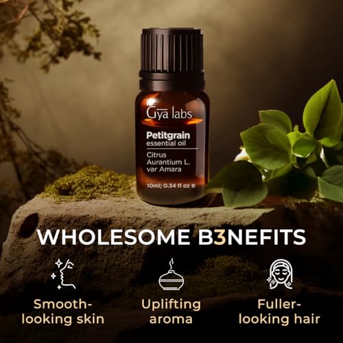 Image of 100% Pure Petitgrain Essential Oil - 0.34 Fl Oz - Petitgrain Oil for Hair, Skin, Diffuser, Aromatherapy & DIY Candle Making Scent