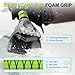 Yougfin Snow Brush with Ice Scraper 33 inch, 2 in 1 Extendable Snow Removal for Cars with Foam Grip and 360° Pivoting Brush Head, Heavy Duty Snow Cleaner for Auto Truck SUV