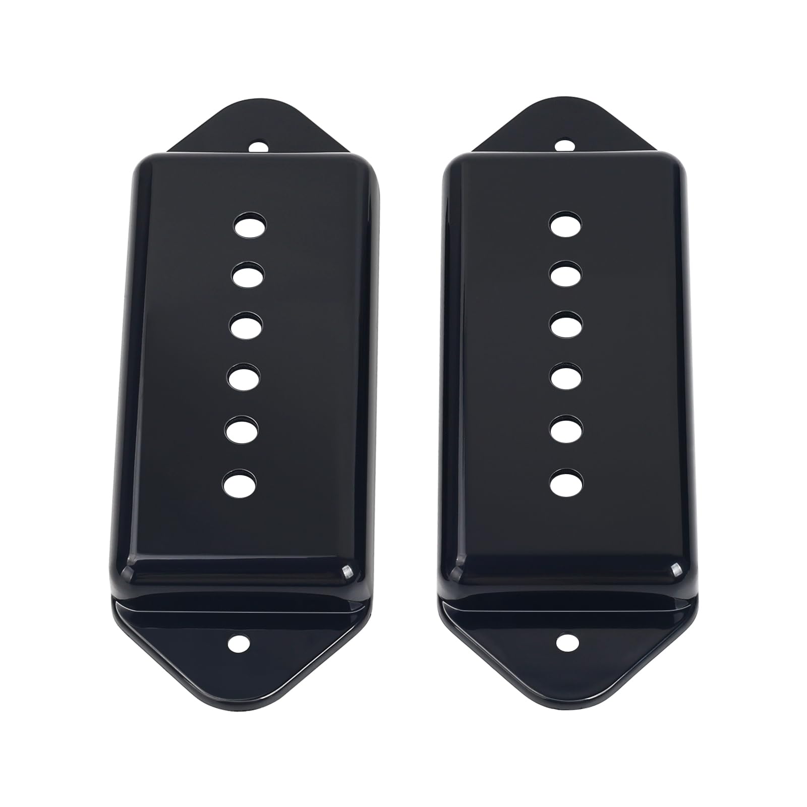 Banworks Plastic P90 Pickup Covers Electric Guitar P90 Dog Ear Pickup Covers 52mm (2-3/64") Bridge Pickup Covers For Epiphone Les Paul LP Electric Guitar Pack of 2 JT/SYQG-06 Black - Image 4