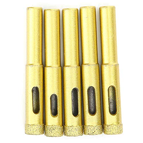 Juego de 5 brocas diamantadas para perforar 10 mm miniatura 1