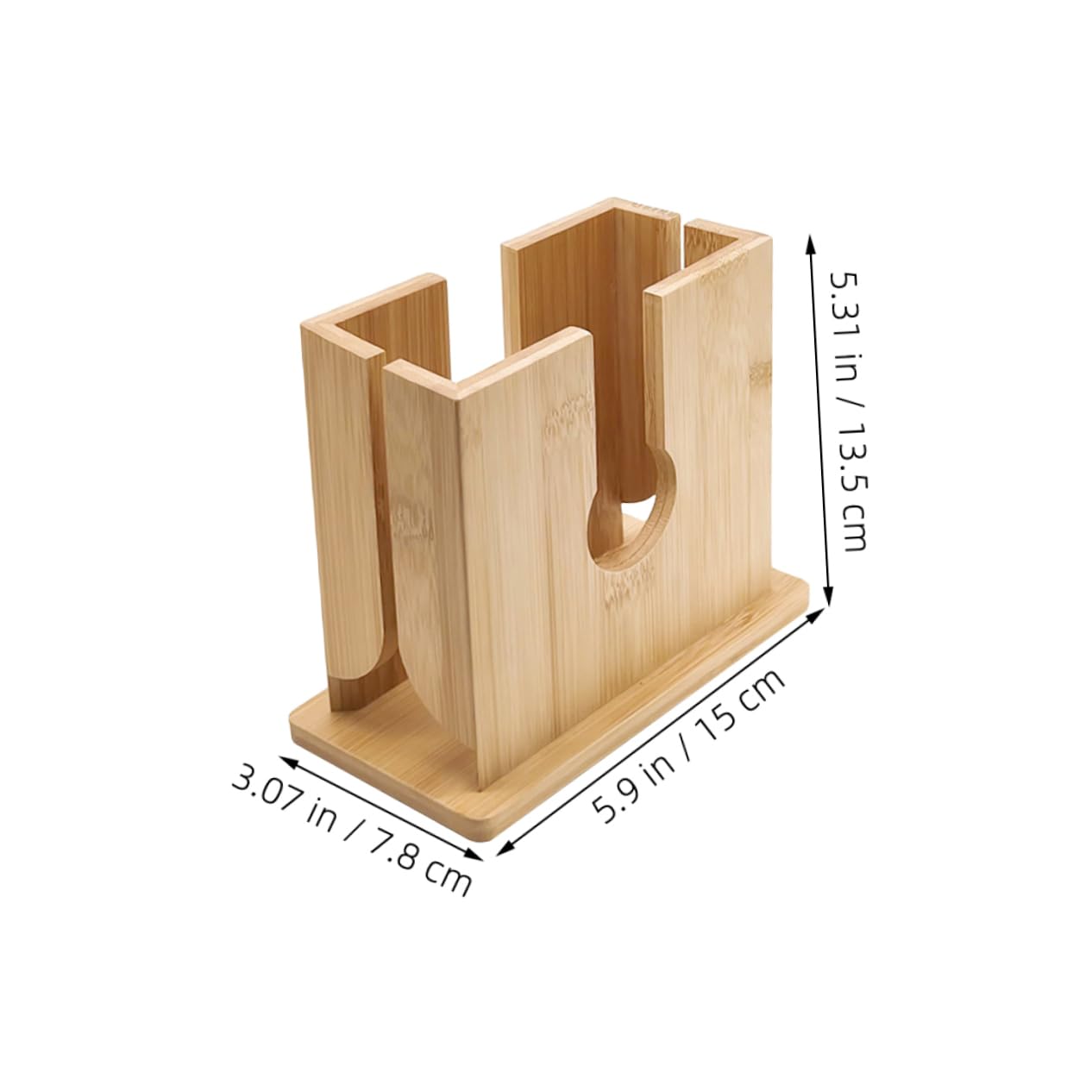 DECHOUS Wooden Slicer and Bread Cutter Efficient - Slicing Tool for Bagels English Muffins and Toasts Kitchen Essential for Quick and