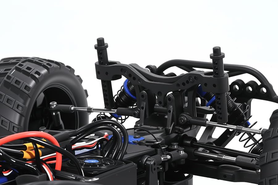 Generico SMASH Monster 1/10 Off-Road Elettrico Spazzole 2.4ghz 4wd RTR VRX