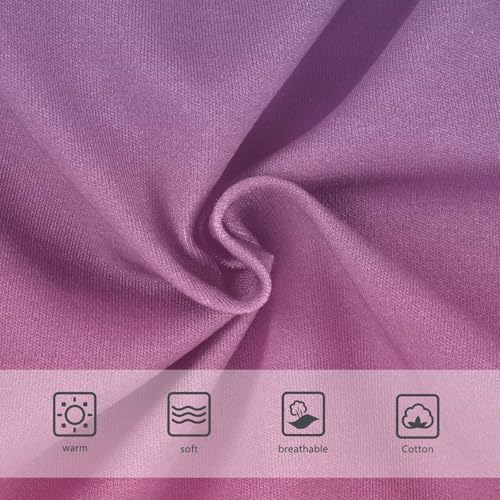 Joisal Ombre Violet Cerise Gradient Panties Little Girl Toddler Girls Underwear Cotton Print Undies Kids Briefs 2t3