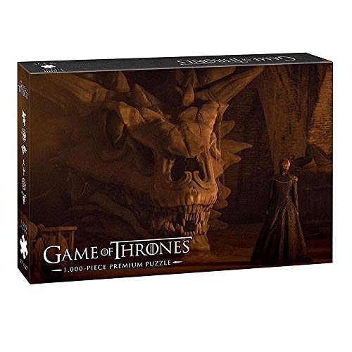 USAOPOLY Game of Thrones 1,000 Piece Premium Puzzle Balerion The Black Dread | Officially Licensed Game of Thrones Merchandise | Hours of Fun for All Ages!