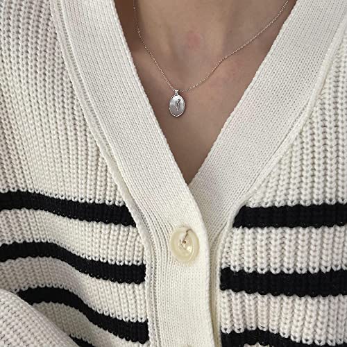 Pendentif tulipe argent 925 chaîne ajustable ras du cou