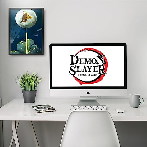 Image of MCSID RAZZ - Demon Slayer - Agatsuma Zenitsu - Thunderclap and Flash Design A4 Size Poster (With Frame) - Best Gift For Demon Slayer Fans /Best Artifacts To Your Home & Decor /For Anime Fandom