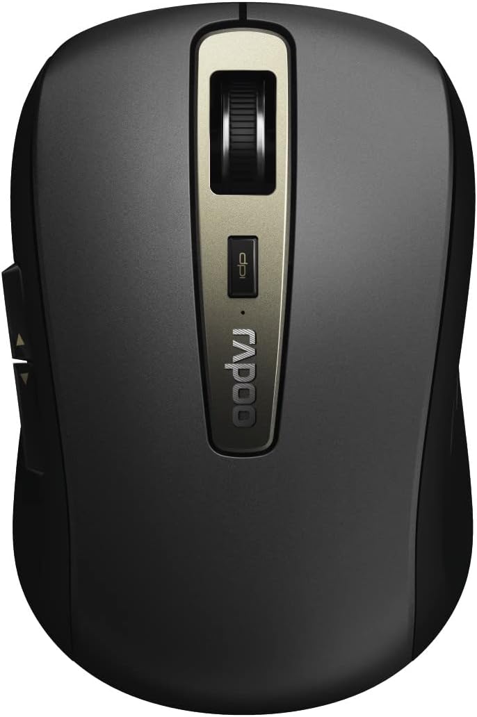 Rapoo MT350 Multi-mode Wireless Optical Mouse, Black