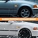 KACEPAR Front Side Fender Turn Signal Repeater Lamps, Amber LED Side Marker Lights, 1995-1999 Compatible with Honda Ballade, Hatchback Sedan Civic 2/3/4DR CR-V - Smoke Lens Dynamic Light