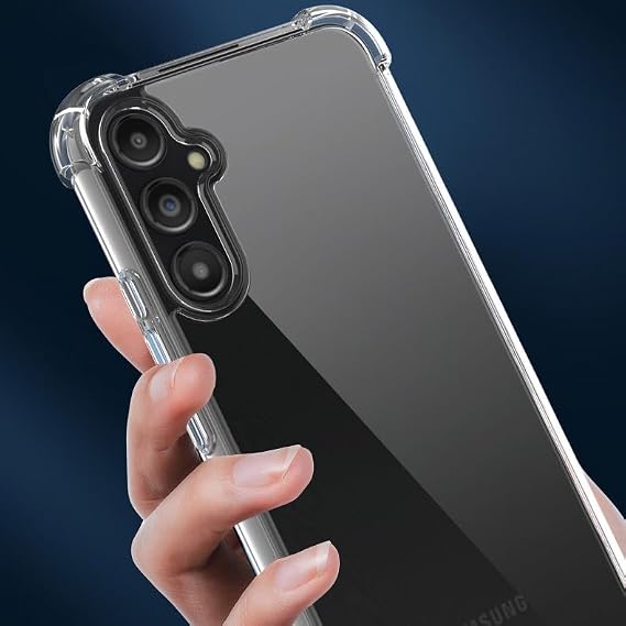 Ehr. Samsung Galaxy A16 Uyumlu Darbe Önleyici Sararmaya Dayanıklı Airbag Korumalı Ultra Slim TPU Şeffaf Silikon Kılıf (Şeffaf, Samsung Galaxy A16)