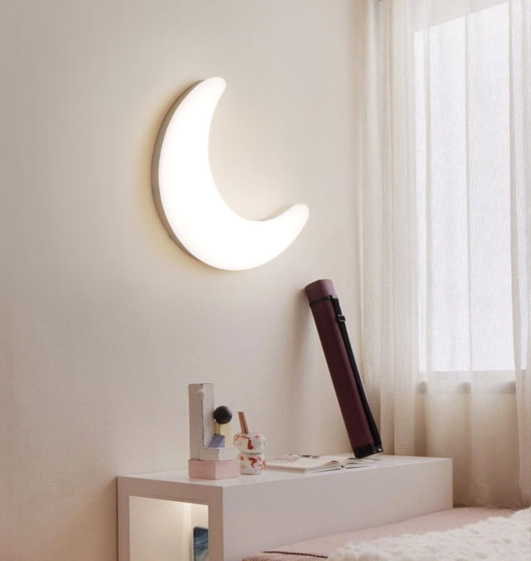 Lampada Da Parete 3d A Forma Di Luna, Dimmerabile E Delicata Per Gli Occhi | Lampada A Tre Colori Da 20w, Dimmerabile Con Telecomando (3 Lighting)