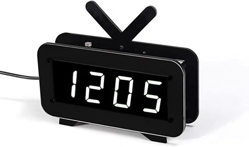GeekLJT Kit de reloj de voz electrónico digital de 4 dígitos kit de proyecto de soldadura para estudiantes y principiantes lindo reloj despertador