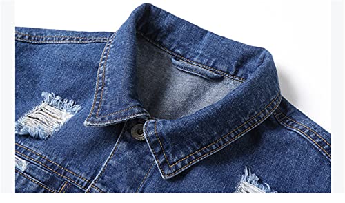 Men Denim Jackets Spring Autumn Casual Coat Men's Fashion Jean Jacket3