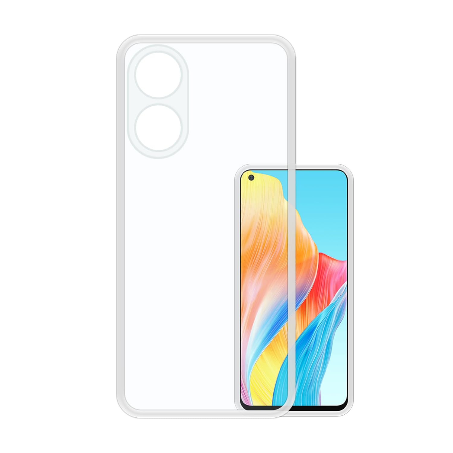 VIDO Transparent Back Case Cover for Oppo A78 4G (Soft & Flexible & Camera Protection Back Case) (B0CFFC7F62) Amazon Price History, Amazon Price Tracker