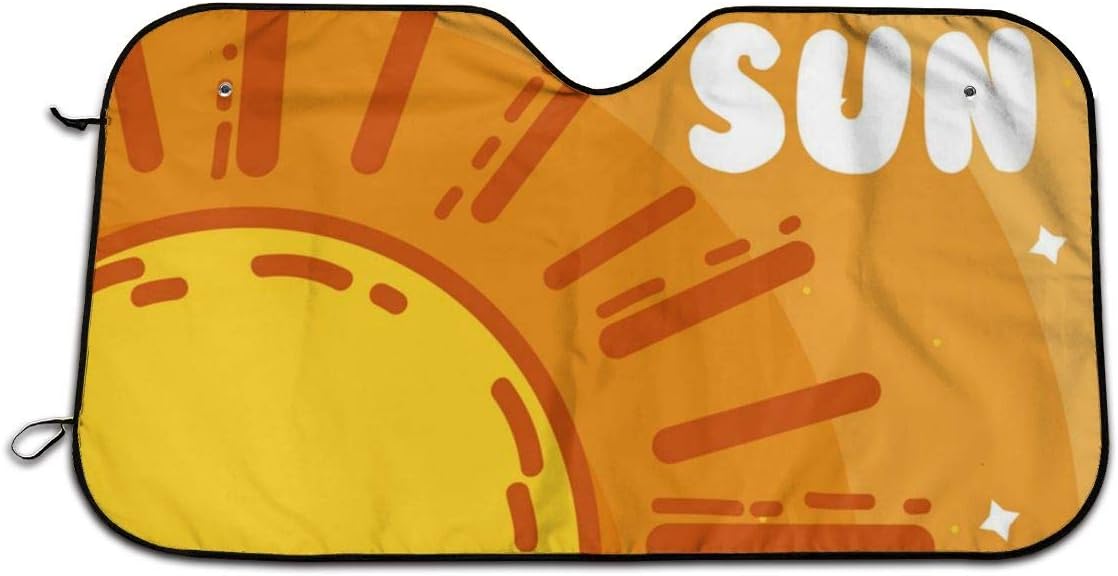 Chimabianti Sun Galaxy Star Car Windshield Sun Shade Car Window Shade Front