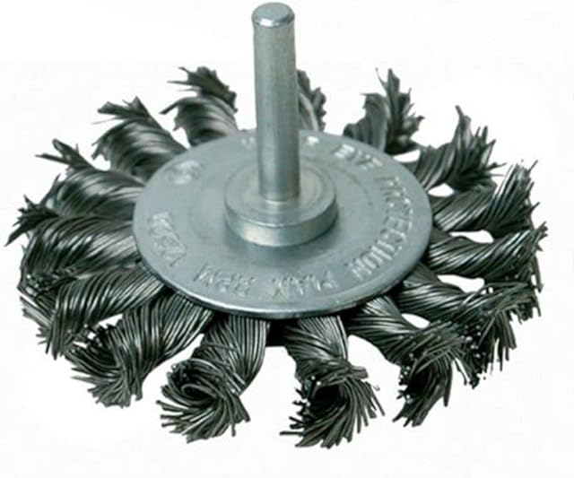 Silverline 456933 Rotary Steel Twist-Knot Wheel 75 mm