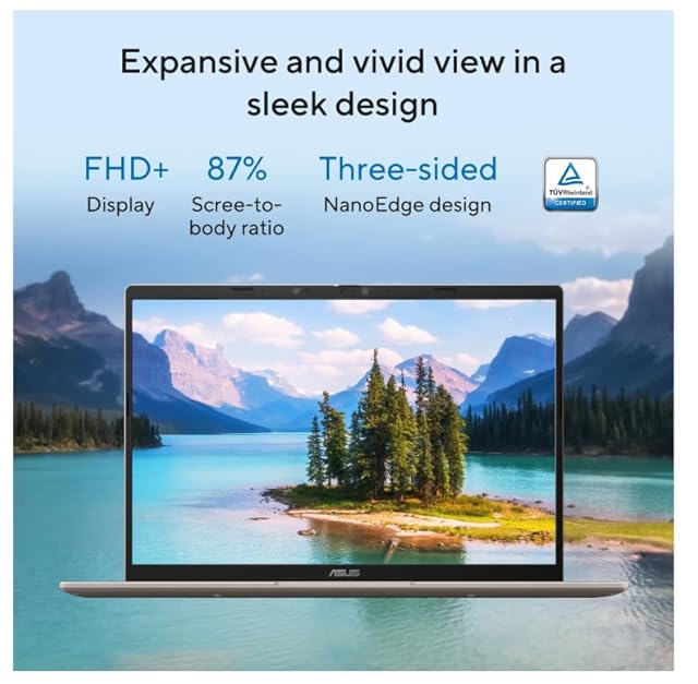 ASUS Vivobook 14 (2026),Intel Core Ultra 5 225H, Intel iGPU,16GB RAM,1TB SSD,FHD+,14"(35.5 cm),Windows 11,M365 Basic(1 Year)* Office 2024, Platinum Gold, 1.46 Kg, X1407CA-LY1581WS,Thin & Light Laptop view 2