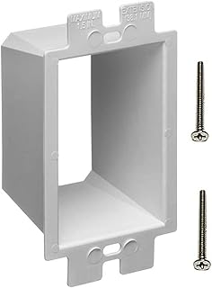 iMBAPrice BE1-1 (1-Gang) Electrical Power Outlet Box Extender - White