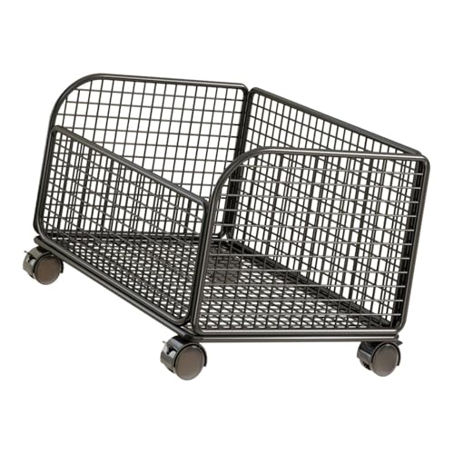 Chariot utilitaire mobile Sharplace noir pour optimiser les petits espaces de vie - 8