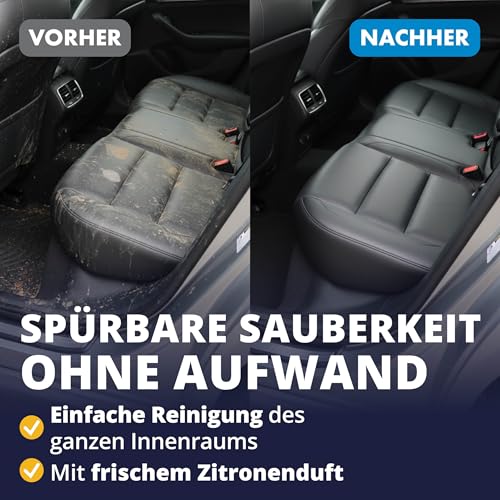 Auto Reinigungsset Licargo Innenraumreiniger Set mit Mikrofasertüchern