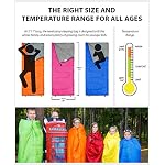 Sleeping Bag Indoor & Outdoor Use. Great for Kids, Boys, Girls, Teens & Adults. Ultralight and Compact Bags are Perfect for Hiking, Backpacking & Camping - Image 4