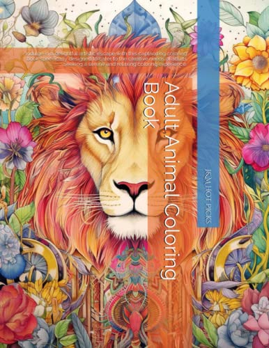 Adult Animal Coloring Book: Indulge in a delightful artistic escape with this captivating coloring book specifically designed to cater to the creative ... a serene and relaxing coloring experience. image 2