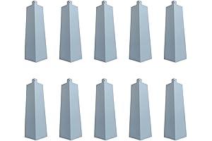 10- Pack Premium Aluminum Outside Siding Corners, Each 8-Inch Corners with 10 Nails