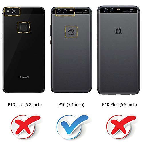 COODIO Custodia per Huawei P10, Custodia in pelle