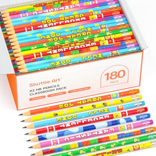 Shuttle Art Lápices de Colores Surtidos, Pack 180 Unidades