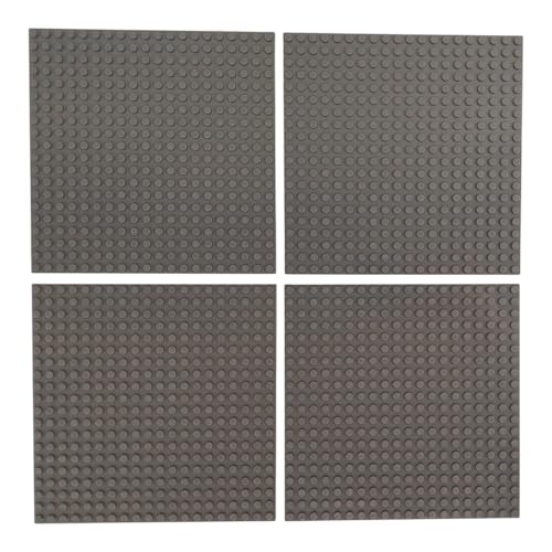 Image of Classic Baseplate - Building Kit for Toddlers & Kids - 20 x 20 Studs - 6.3 x 6.3 inches - Pack of 4 Baseplates - Compatible with Major Brands