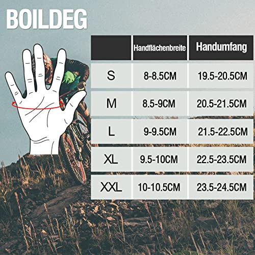 Fahrradhandschuhe für Erwachsene von Boildeg – Radsporthandschuhe